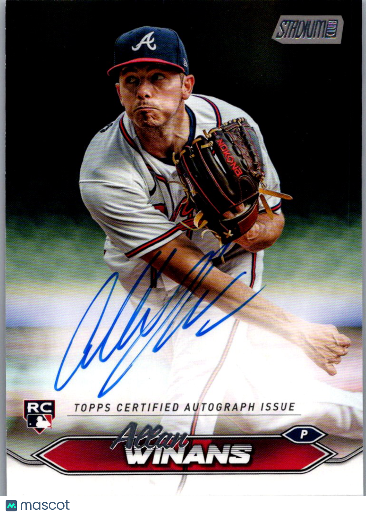 2024 Topps Stadium Club Allan Winans #SCBA-AWI RC Auto