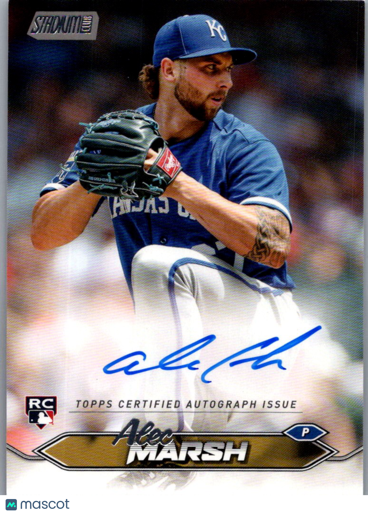 2024 Topps Stadium Club Alec Marsh #SCBA-AM RC Auto