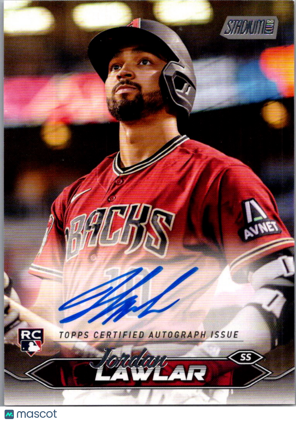 2024 Topps Stadium Club Jordan Lawlar #SCBA-JL RC Auto