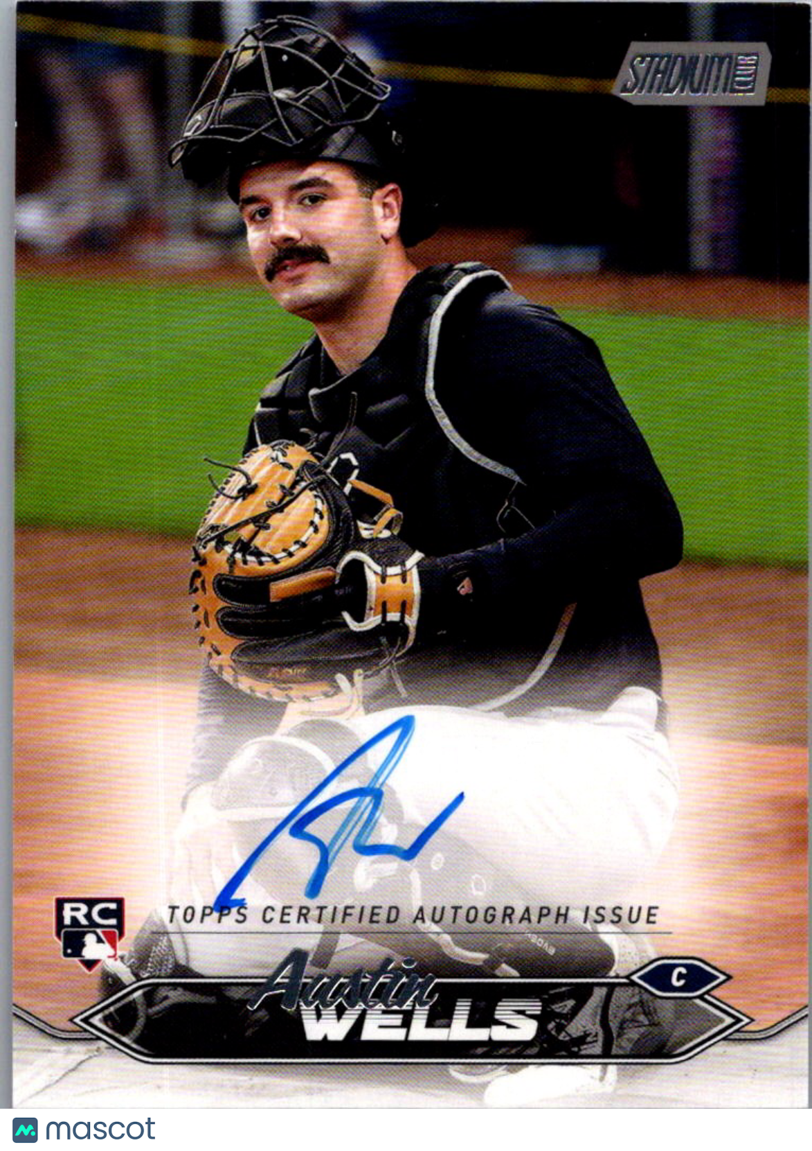 2024 Topps Stadium Club Austin Wells #SCBA-AW RC Auto