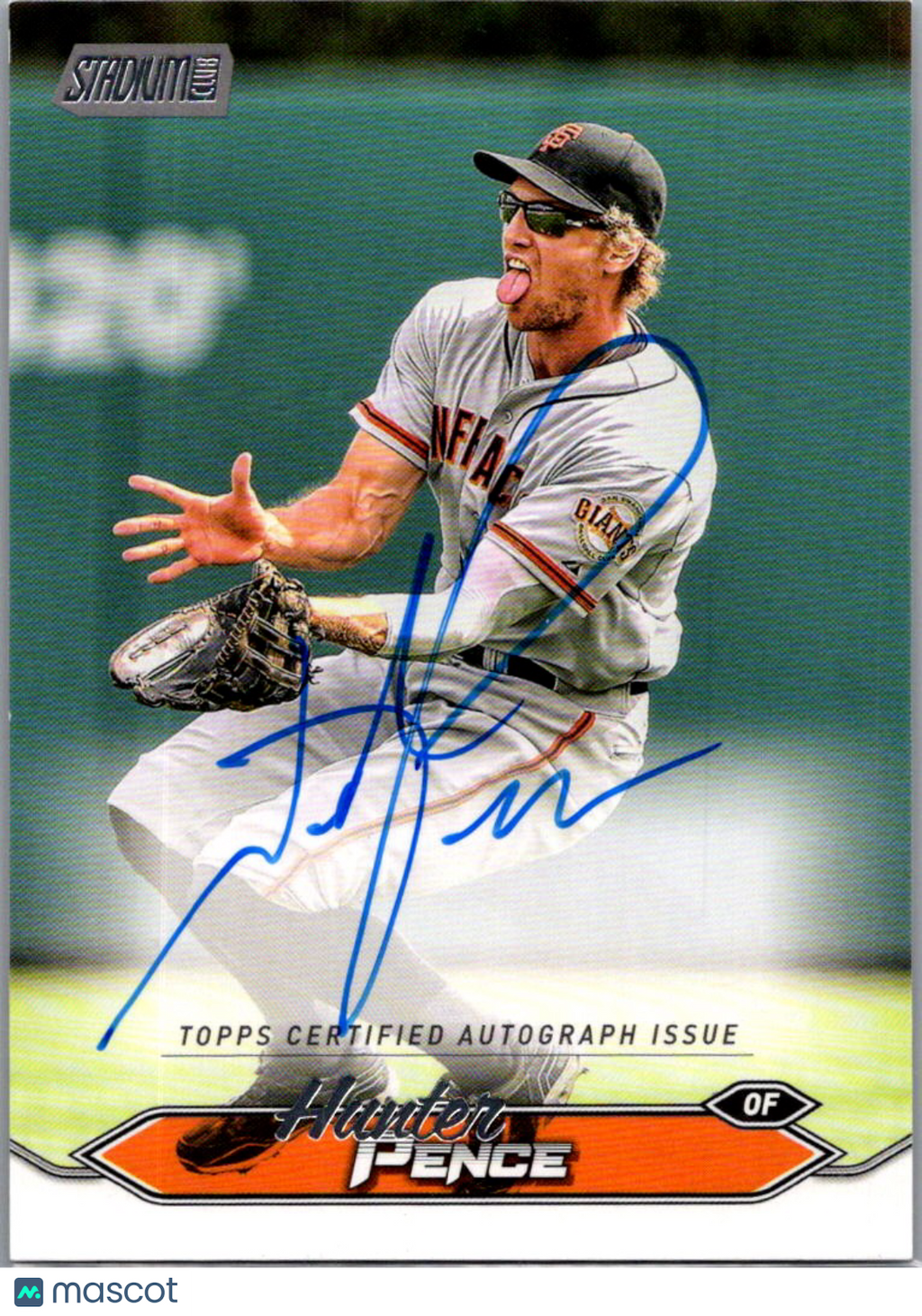 2024 Topps Stadium Club Hunter Pence #SCBA-HP Auto