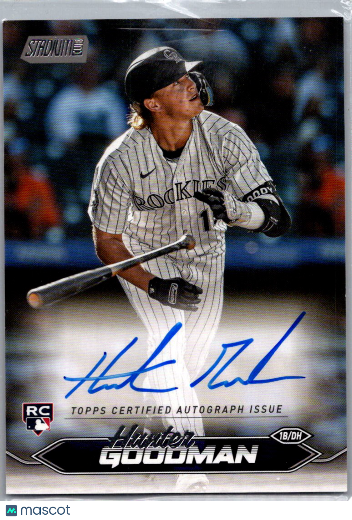 2024 Topps Stadium Club Hunter Goodman #SCBA-HG RC Auto