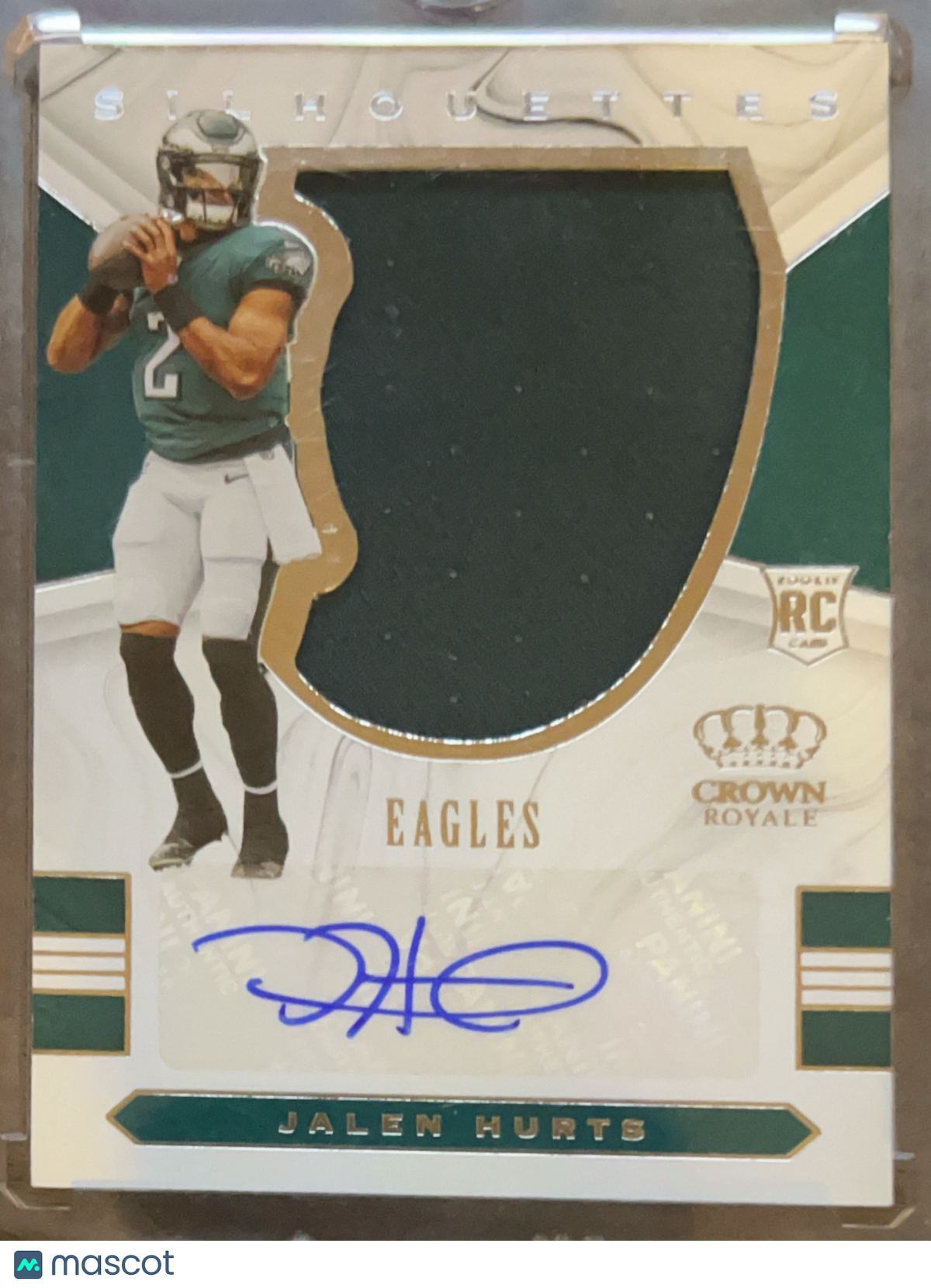 2021 Panini Chronicles Crown Royale Football Jalen Hurts #CSA-JAH /99 RC Auto