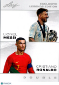 2024 Leaf Exclusive Legends Edition Lionel Messi Cristiano Ronaldo #ELE-05