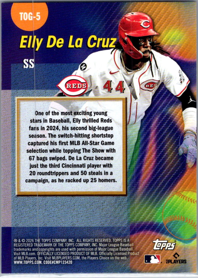 2026 Topps Elly De La Cruz #TOG-5