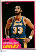 1981 Topps Kareem Abdul-Jabbar #20