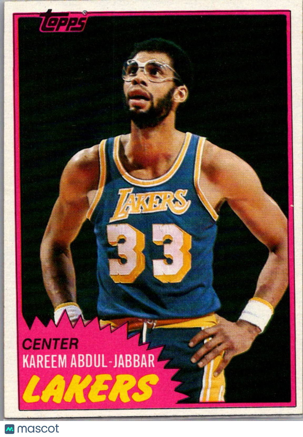 1981 Topps Kareem Abdul-Jabbar #20
