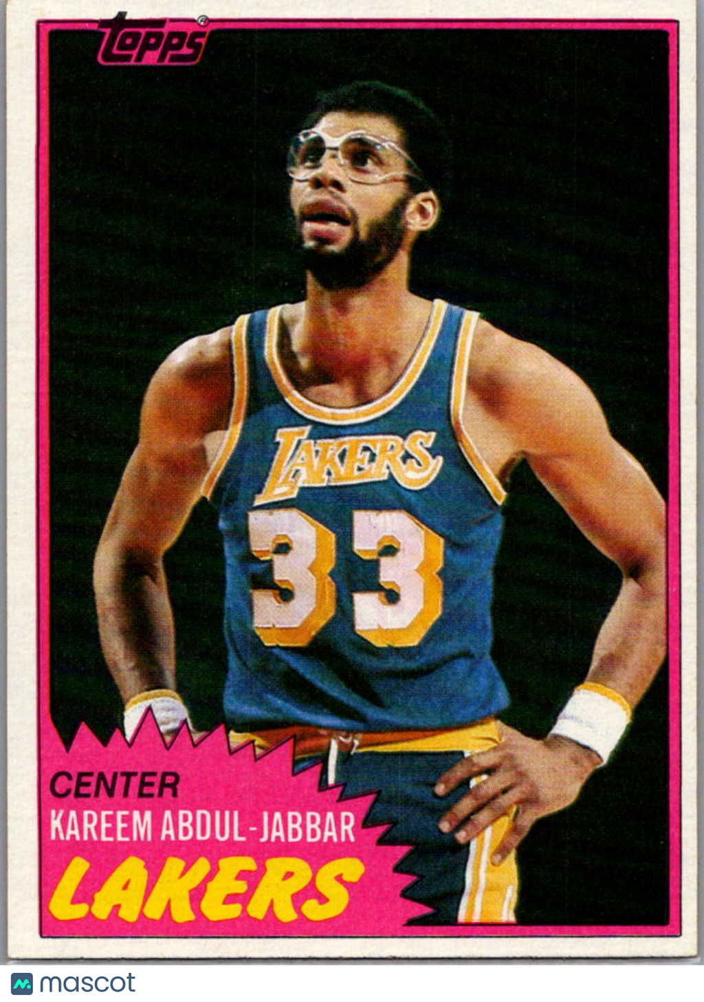 1981 Topps Kareem Abdul-Jabbar #20
