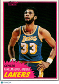 1981 Topps Kareem Abdul-Jabbar #20
