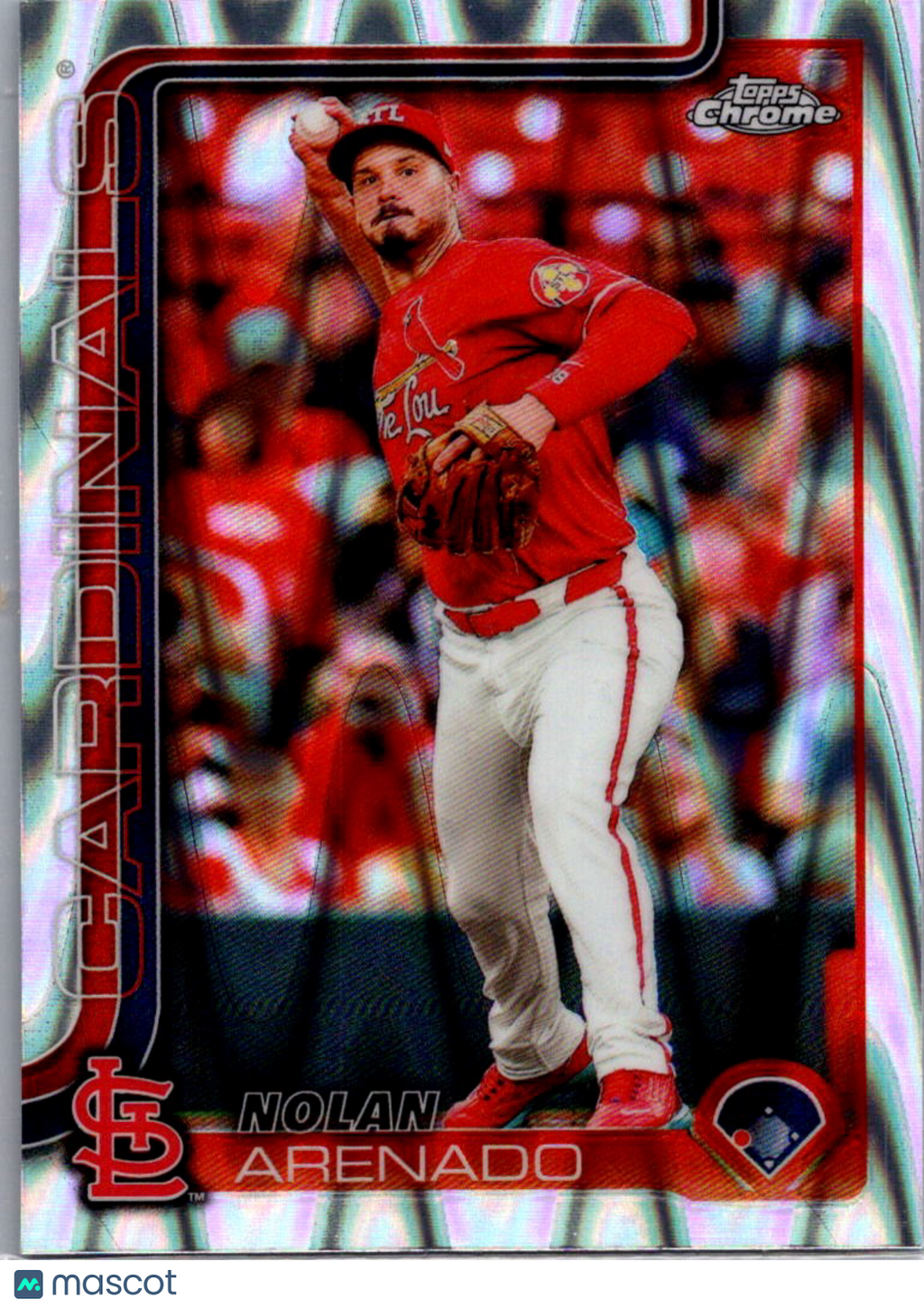 2025 Topps Chrome Nolan Arenado #14 RayWave Refractor