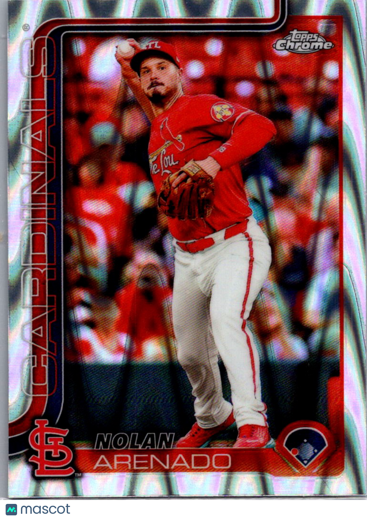 2025 Topps Chrome Nolan Arenado #14 RayWave Refractor