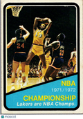 1969 Topps Wilt Chamberlain Bill Bradley #159 1971/1972
