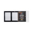 Magnetic 3-Card Holder - 35 PT. Black Border