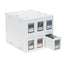 6 Drawer Card Catalog - White