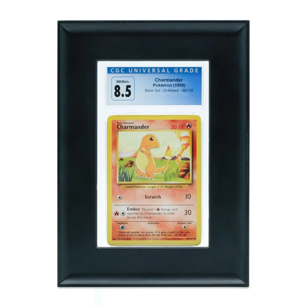 Interlocking Graded Card Frames - Black