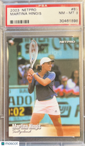 2003 Netpro Martina Hingis #89 Rookie PSA 8