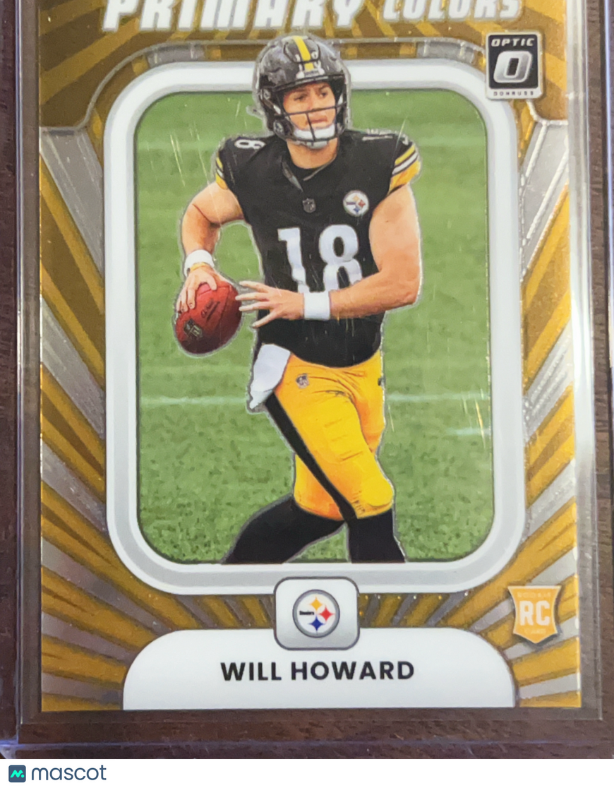2025 Panini Donruss Optic Football Primary Colors Will Howard #13 RC