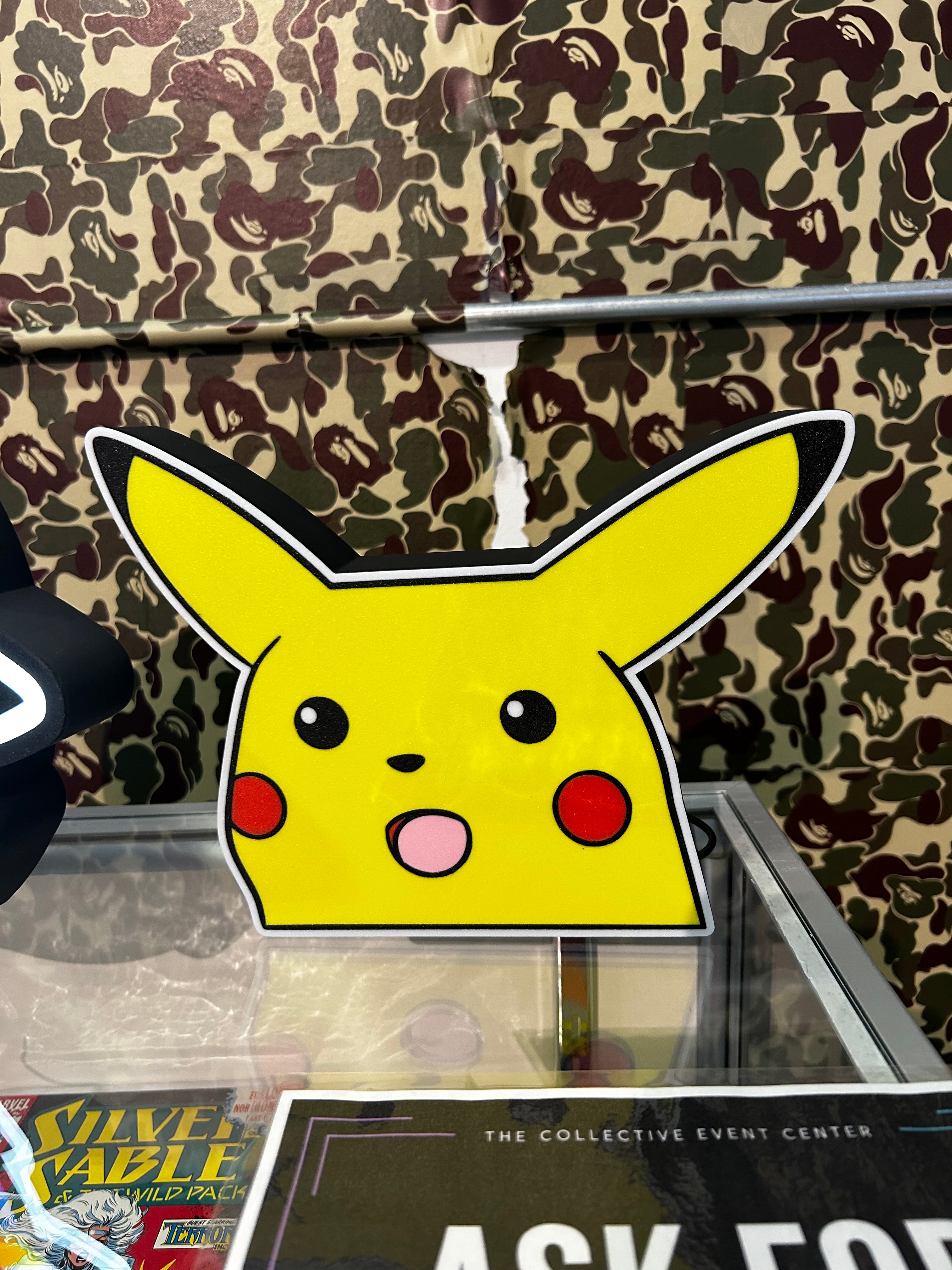 Surprised Pikachu Face LED Lightbox