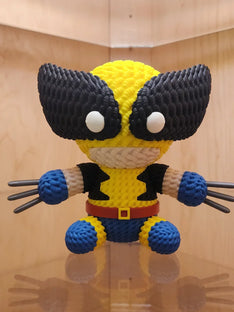 3D Printed Knitted Wolverine Inspired Figure 5.5