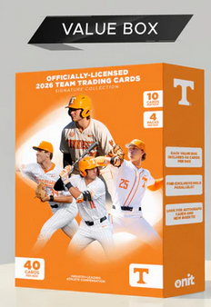 2026 Onit University of Tennessee Baseball Trading Cards - Value Box
