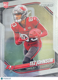 2025 Panini Prizm Football Tez Johnson #381 Silver RC