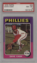 1975 Topps Dave Cash #22 PSA 8