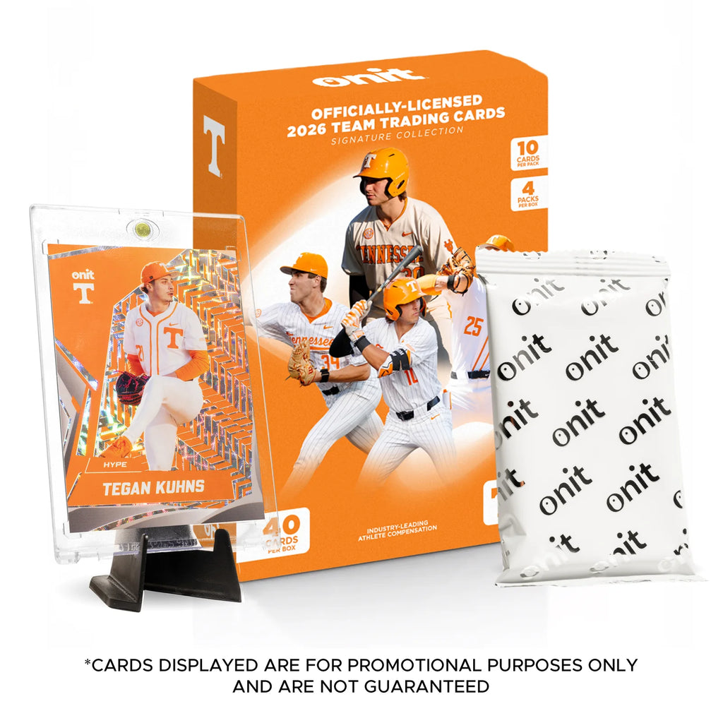 University of Tennessee Baseball 2026 Trading Cards - Value Box