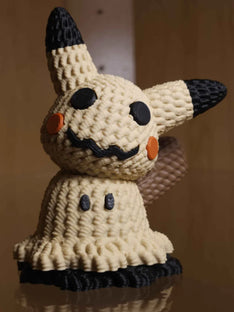 3D Printed Knitted Mimikyu Inspired Figure 3.5