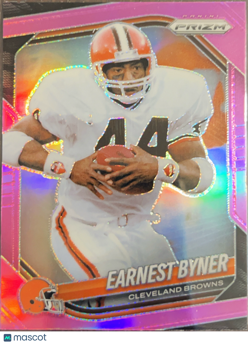 2025 Panini Prizm Football Earnest Byner #14 Pink