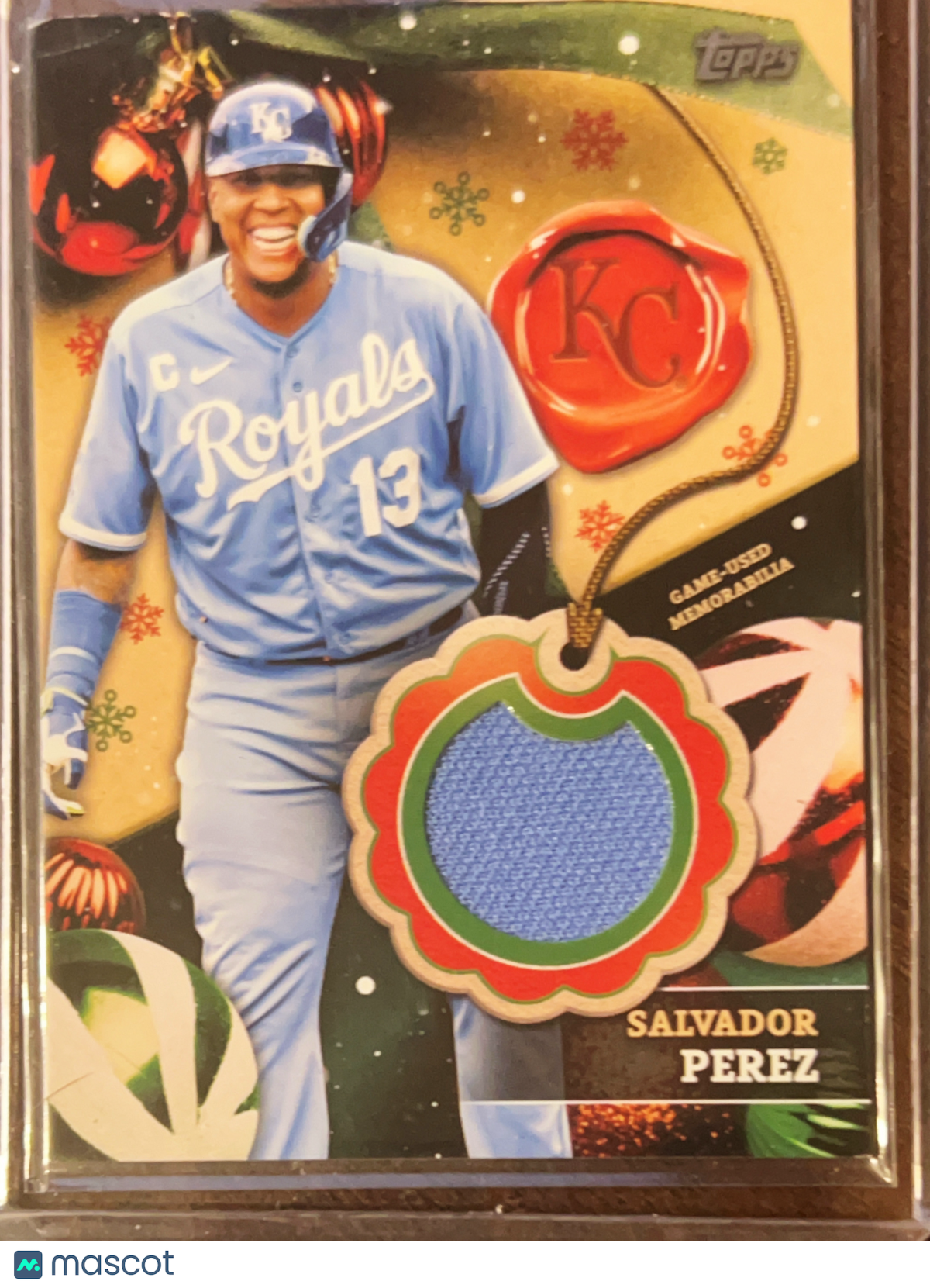 2024 Topps Holiday Mega Baseball Salvador Perez #RC-SP Relic