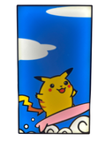 Surfing Pikachu Lightbox