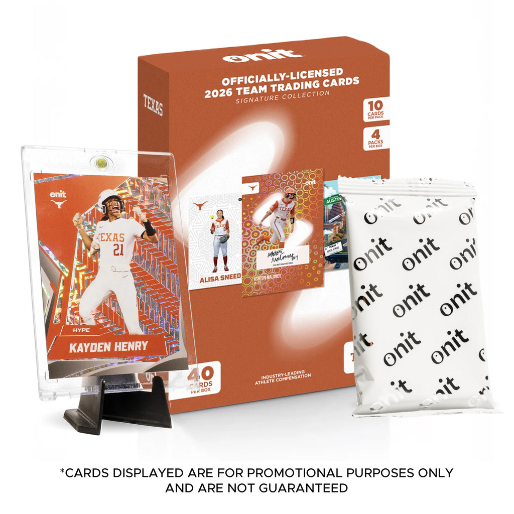 University of Texas Softball 2026 Trading Card - Value Box