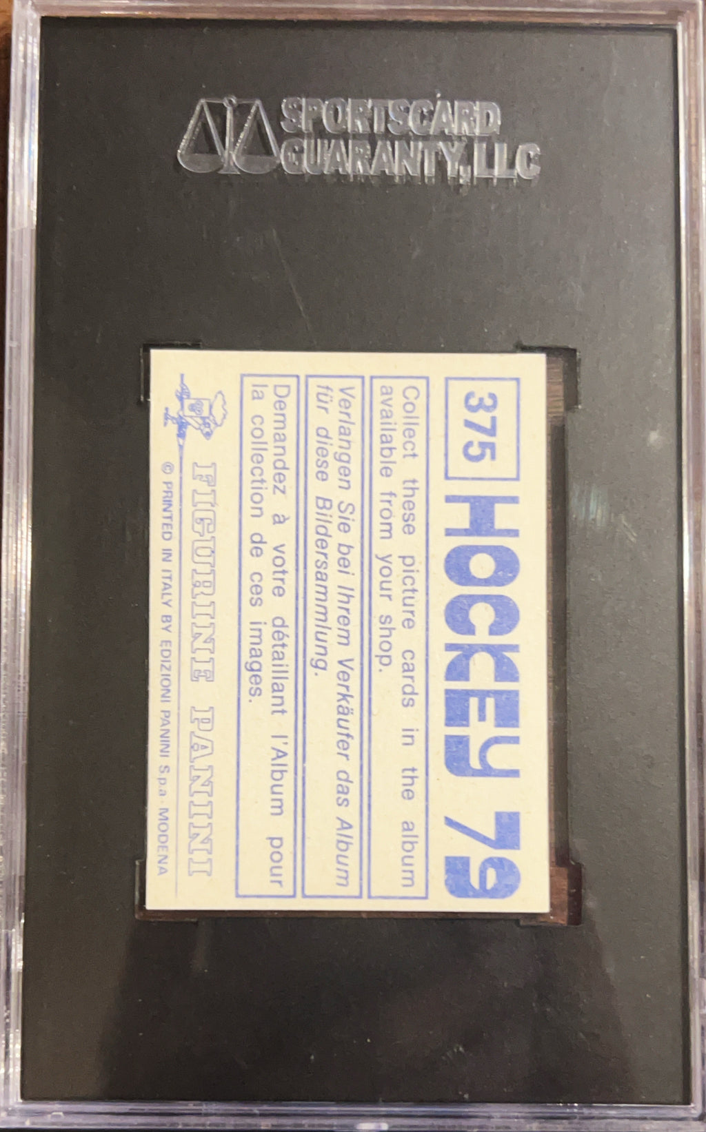 1979 Panini Capillas Sarazibar #375 SGC 6