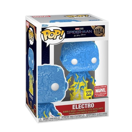 Funko Pop! Marvel – Spider-Man: No Way Home Electro #1154 Glow-in-the-Dark
