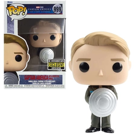 Funko Pop! Marvel: Captain America with Prototype Shield #999 – Entertainment Earth Exclusive