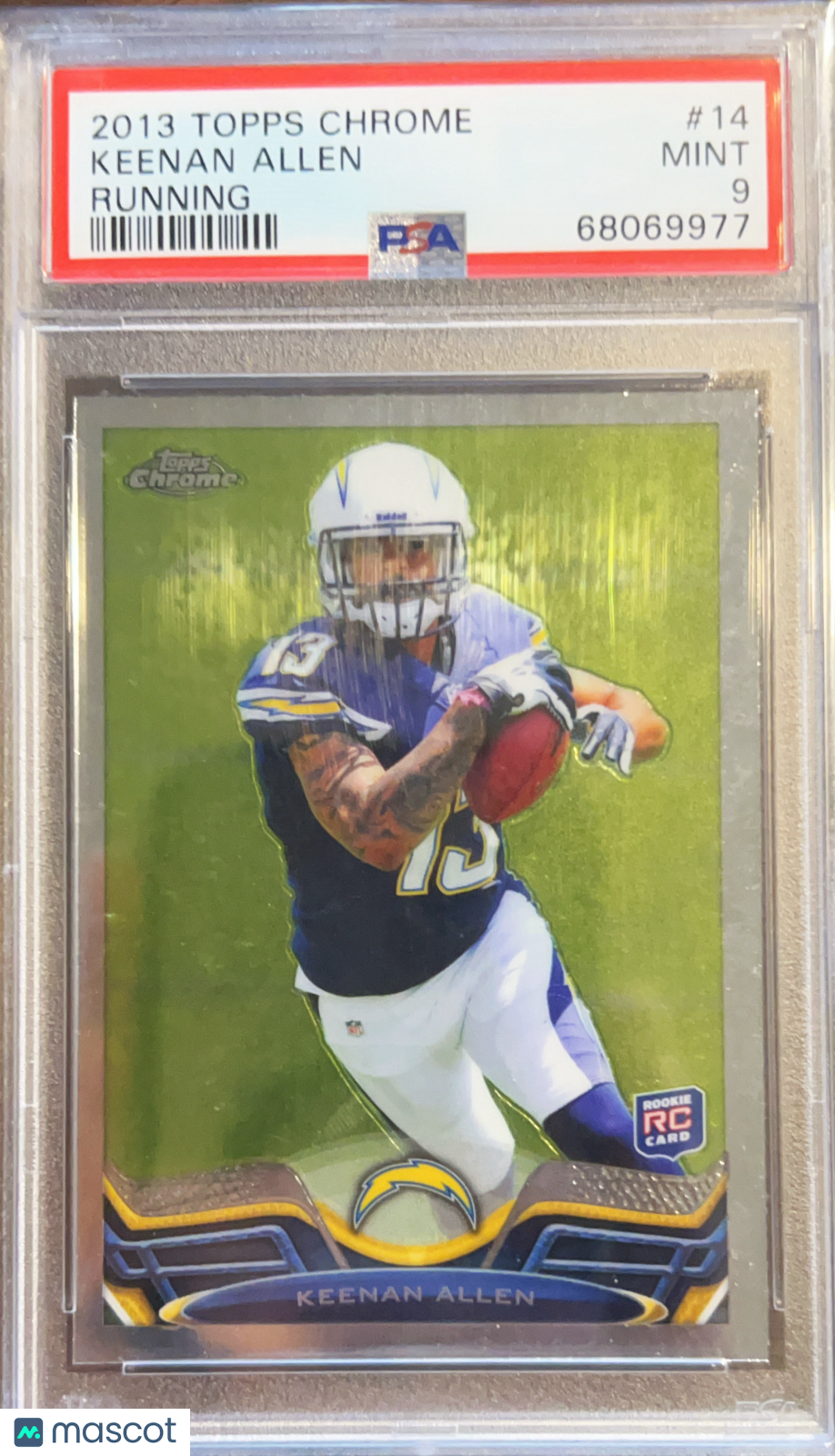 2013 Topps Chrome Keenan Allen #14 Rookie PSA 9