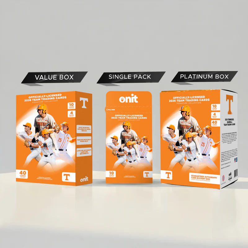 2026 Onit University of Tennessee Baseball Trading Cards - Value Box