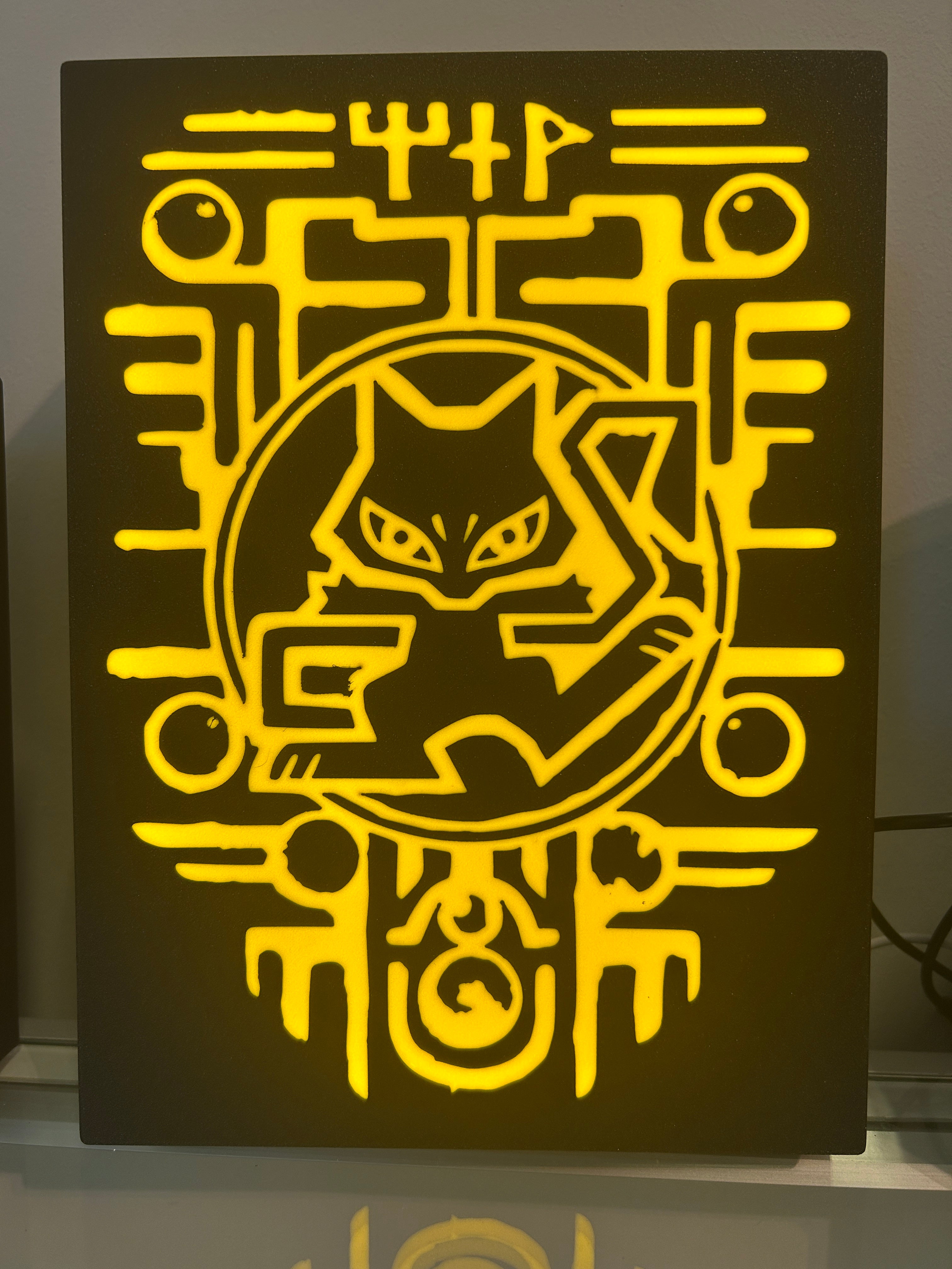 Umbreon Ancient Symbols LED Lightbox