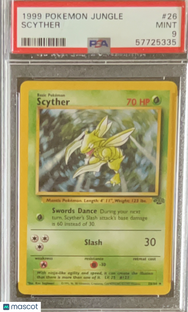 1999 Pokemon Jungle Scyther PSA 9 #26