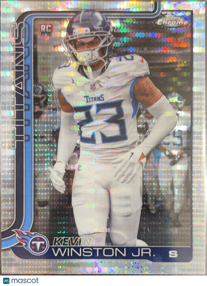 2025 Topps Chrome Kevin Winston Jr. #375 Prizm RC