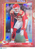 2025 Topps Chrome Trent McDuffie #154 Red Football Prizm