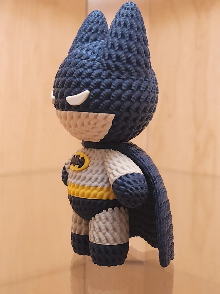 3D Printed Knitted Batman Inspired Figure 5" image 2