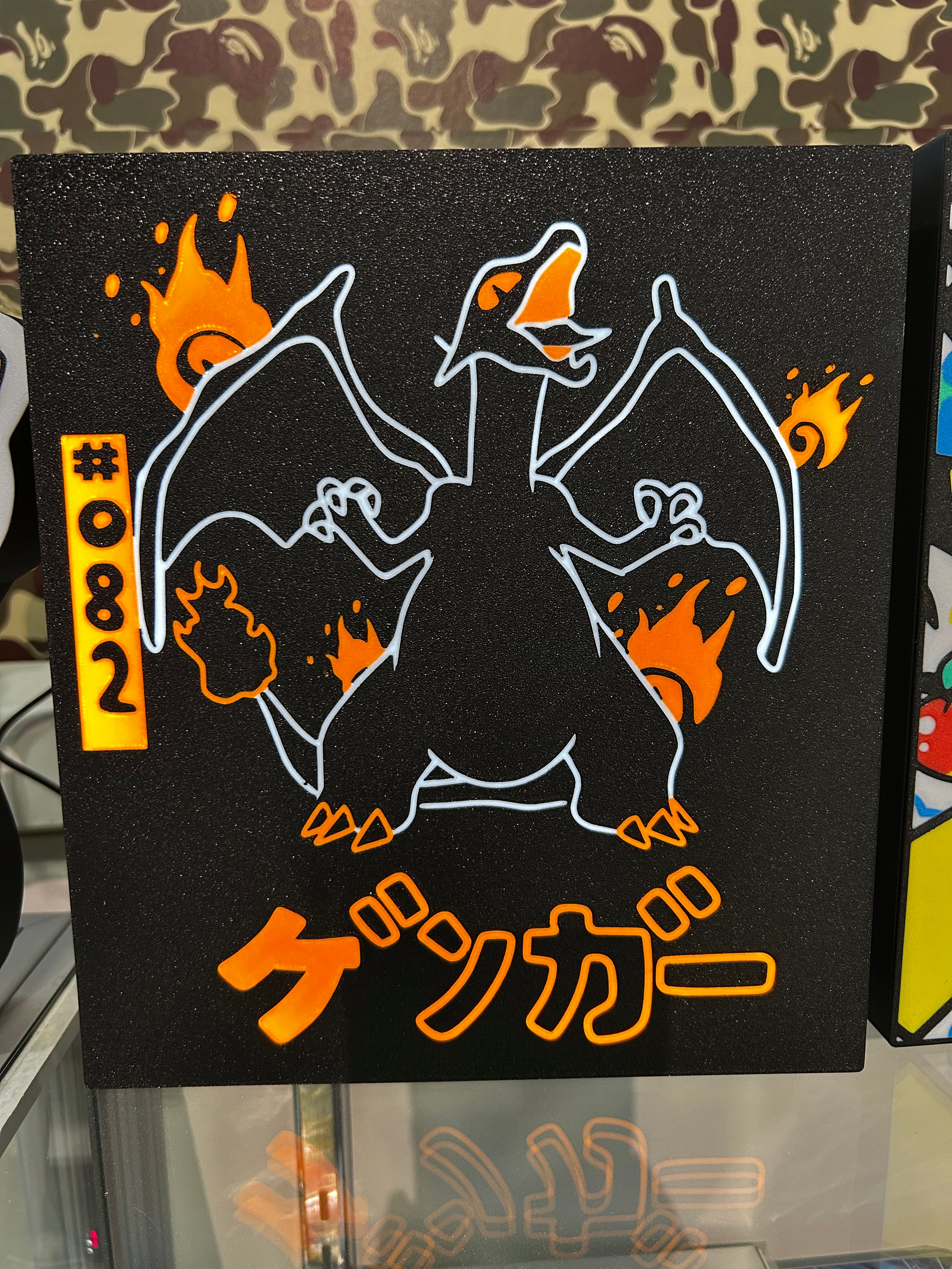 Charizard Japanese Neon-Style LED Lightbox