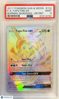 2017 Pokemon Sun & Moon Burning Shadows Tapu Fini GX PSA 9 #152