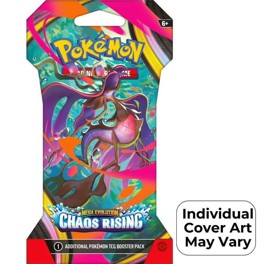 Pokemon: Mega Evolution - Chaos Rising - Sleeved Booster Pack