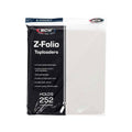 BCW white 9-pocket Z-Folio album for 252 toploaders