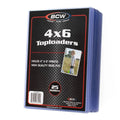 BCW 4x6 rigid topload holders 25-pack packaging