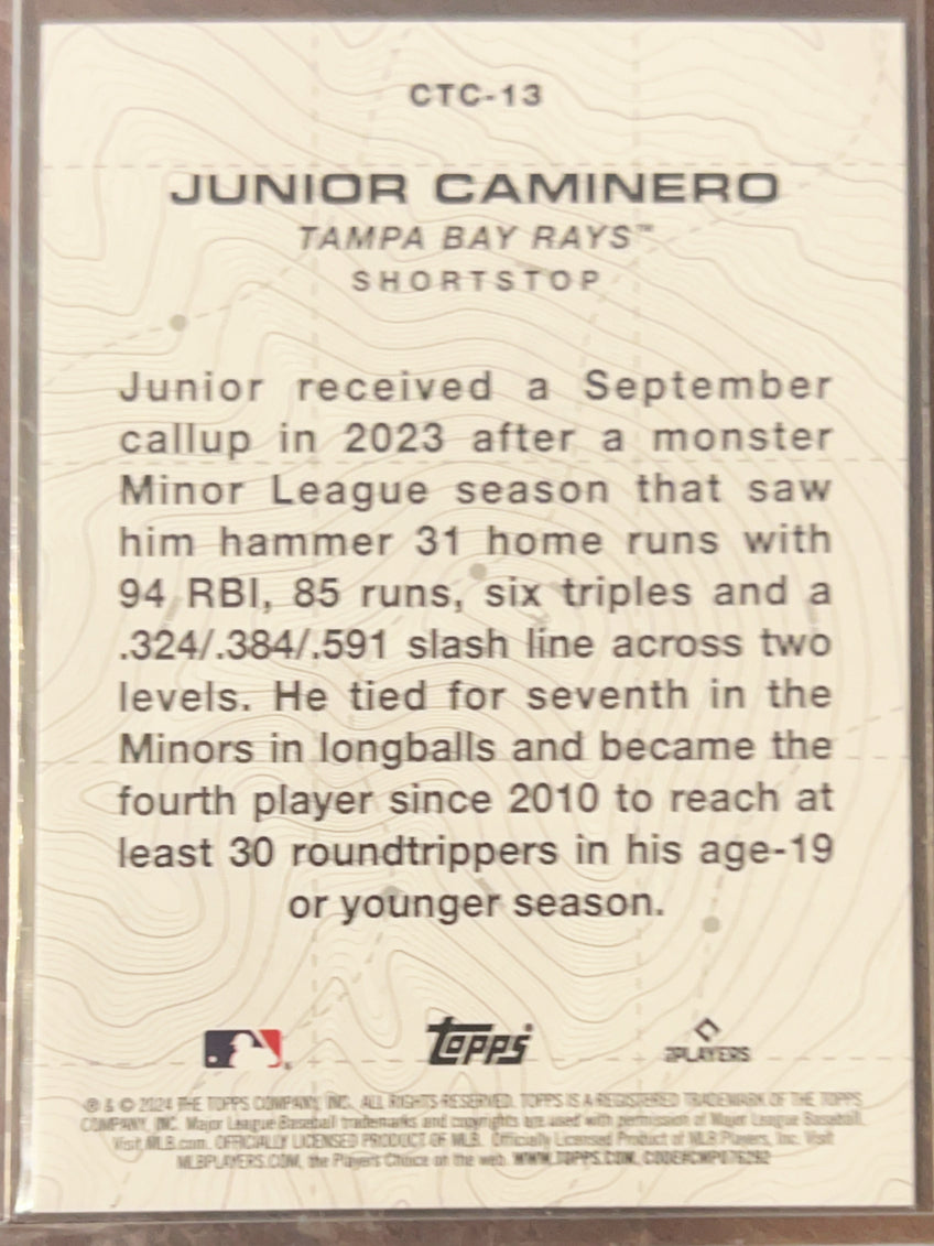 2024 Topps City to City Junior Caminero #CTC-13 RC