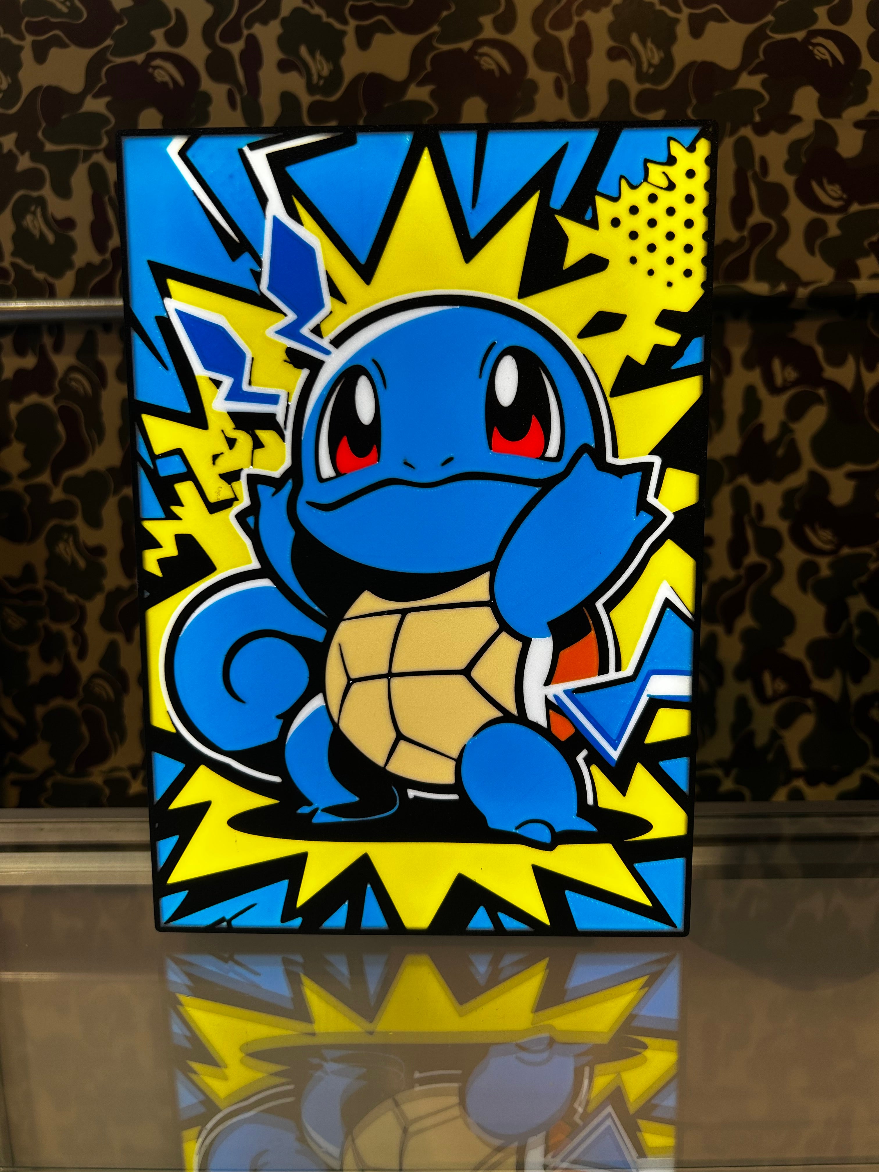Squirtle Electric Pop-Art LED Lightbox