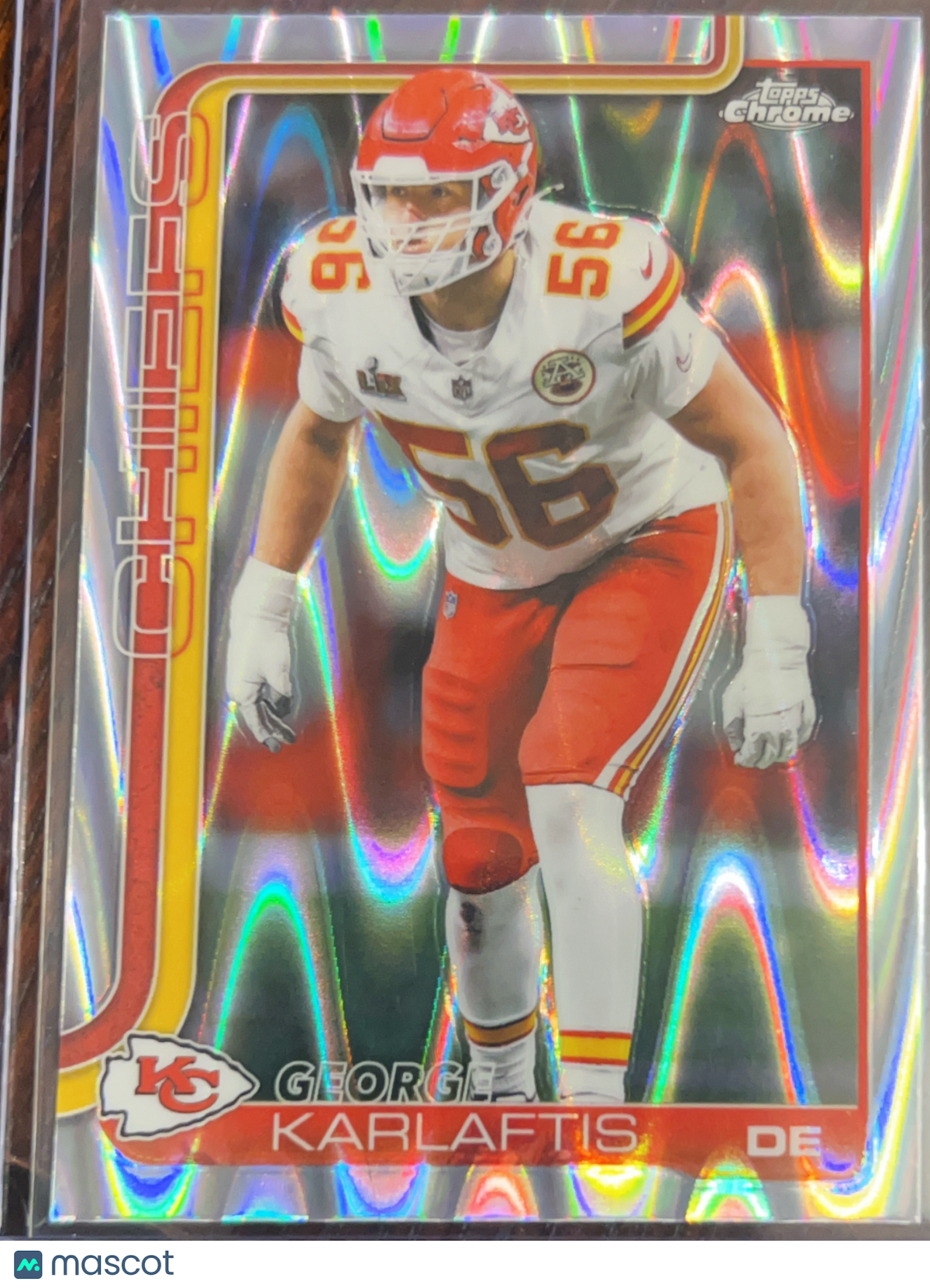 2025 Topps Chrome George Karlaftis #152 RayWave